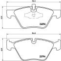 Set di 4 pastiglie freno BREMBO P 06 040