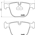 Set di 4 pastiglie dei freni