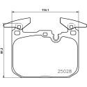 Set di 4 pastiglie freno BREMBO P 06 096