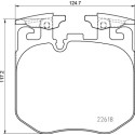 Set di 4 pastiglie freno BREMBO P 06 106