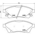 Set di 4 pastiglie freno BREMBO P 09 010