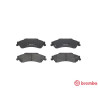 Set di 4 pastiglie freno BREMBO P 10 002
