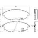 Set di 4 pastiglie freno BREMBO P 10 007