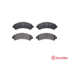 Set di 4 pastiglie freno BREMBO P 10 016