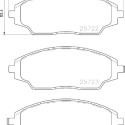 Set di 4 pastiglie freno BREMBO P 10 070