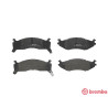 Set di 4 pastiglie freno BREMBO P 11 006