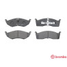 Set di 4 pastiglie freno BREMBO P 11 008