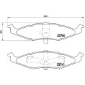 Set di 4 pastiglie freno BREMBO P 11 009