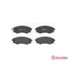 Set di 4 pastiglie freno BREMBO P 15 011
