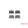 Set di 4 pastiglie freno BREMBO P 16 009