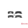 Set di 4 pastiglie freno BREMBO P 16 011
