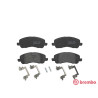 Set di 4 pastiglie freno BREMBO P 18 001