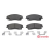 Set di 4 pastiglie freno BREMBO P 18 034