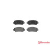 Set di 4 pastiglie freno BREMBO P 23 014