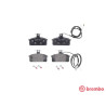 Set di 4 pastiglie freno BREMBO P 23 019