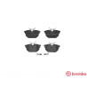 Set di 4 pastiglie freno BREMBO P 23 026
