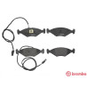 Set di 4 pastiglie freno BREMBO P 23 039