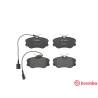 Set di 4 pastiglie freno BREMBO P 23 045