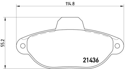 Set pastiglie freno BREMBO P 23 060