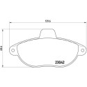 Set di 4 pastiglie freno BREMBO P 23 072