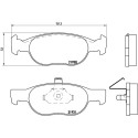 Set di 4 pastiglie freno BREMBO P 23 073