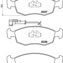 Set di 4 pastiglie freno BREMBO P 23 121