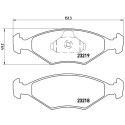 Set di 4 pastiglie freno BREMBO P 23 124