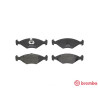 Set di 4 pastiglie freno BREMBO P 23 124