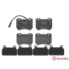 Set di 4 pastiglie freno BREMBO P 23 129