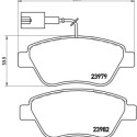 Set di 4 pastiglie freno BREMBO P 23 140