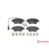 Set di 4 pastiglie freno BREMBO P 23 140