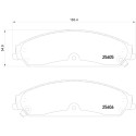 Set di 4 pastiglie freno BREMBO P 23 149