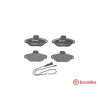 Set di 4 pastiglie freno BREMBO P 23 160