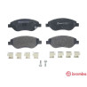 Set di 4 pastiglie freno BREMBO P 23 178