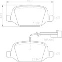 Set di 4 pastiglie freno BREMBO P 23 181