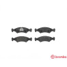 Set di 4 pastiglie freno BREMBO P 24 016