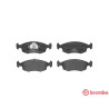 Set di 4 pastiglie freno BREMBO P 24 019