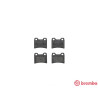 Set di 4 pastiglie freno BREMBO P 24 030