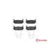 Set di 4 pastiglie freno BREMBO P 24 036