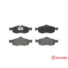 Set di 4 pastiglie freno BREMBO P 24 037