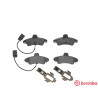 Set di 4 pastiglie freno BREMBO P 24 038