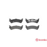 Set di 4 pastiglie freno BREMBO P 24 042