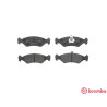 Set di 4 pastiglie freno BREMBO P 24 044