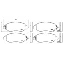 Set di 4 pastiglie freno BREMBO P 24 052