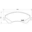 Set di 4 pastiglie freno BREMBO P 24 065