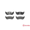 Set di 4 pastiglie freno BREMBO P 24 068