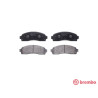 Set di 4 pastiglie freno BREMBO P 24 081