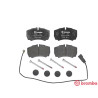 Set di 4 pastiglie freno BREMBO P 24 084