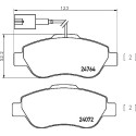Set di 4 pastiglie freno BREMBO P 24 150