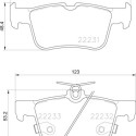 Set di 4 pastiglie freno BREMBO P 24 201